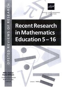 Recent Research in Mathematics Education 5-16 (OFSTED Reviews of Research)