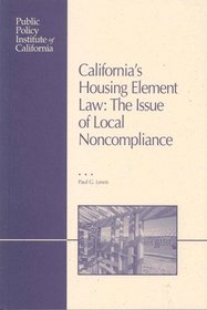 California's Housing Element Law: The Issue of Local Noncompliance