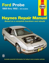 Haynes Repair Manuals: Ford Probe, 1989-1992