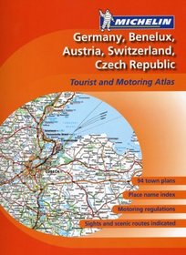 Michelin Atlas Germany/Austria/Benelux/Switzerland, 8e (Michelin Germany, Austria, Benelux, Switzerland, Czech Republic Atlas)