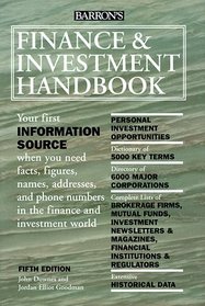 Barron's Finance  Investment Handbook (5th ed)