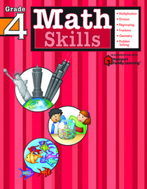 Math Skills: Grade 4 (Flash Kids Harcourt Family Learning) (Flash Kids Harcourt Family Learning)