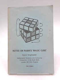 Notes on Rubik's 