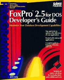 Foxpro 2.5 for DOS Developers Guide/Book and Disk