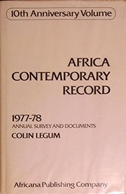 Africa Contemporary Record 1977-78