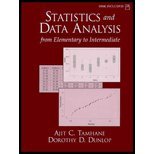 Statistics and Data Analysis : From Elementary to Intermediate-Textbook Only