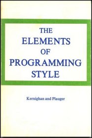 The Elements of Programming Style