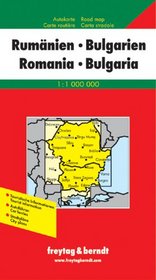 Rumanien, Bulgarien, Autokarte 1:1 000 000 =: Rumania, Bulgaria, Road Map 1:1 000 000 (Country Road & Touring)