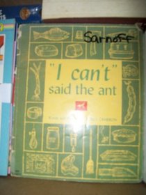 I Can't Said the Ant (Scholastic S)