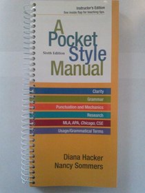 A Pocket Style Manual - Instructor's Edition (Sixth Edition)