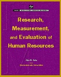 Research, Measurement, and Evaluation of Human Resources (Series in Human Resources Management) (Paperback)