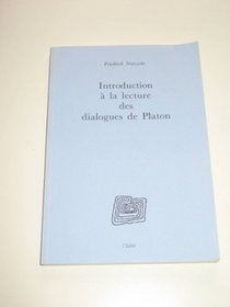 Introduction  l'tude des dialogues de Platon