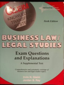 Business Law/Legal Studies Exam Questions and Explanations