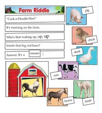 Scholastic Interactive Pocket Charts: Farm Animals (Grades PreK-2)