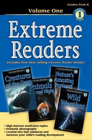 Extreme Readers Collection Grades Preschool-K, Volume 1: Animals Day and Night, Wild Weather, Nature's Amazing Partners, Creatures of the Deep (Extreme Readers Slipcases)