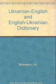 Ukrainian-English and English-Ukrainian Dictionary