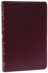 The Holy Bible, English Standard Version, Classic Reference Edition, Bonded Leather, Burgundy, Red Letter Text