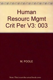 Human Resourc Mgmt:Crit Per V3
