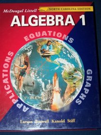McDougal Littell Algebra 1 North Carolina Edition