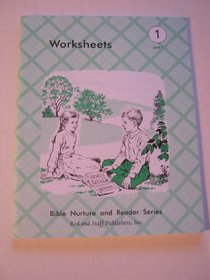 Bible Nurture and Reader Series Worksheets Unit 1