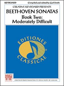 Mel Bay Beethoven Sonatas Book Two: Moderately Difficult