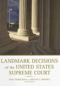 Landmark Decisions of the United States Supreme Court