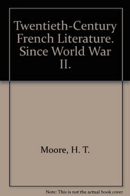 Twentieth-Century French Literature to World War II