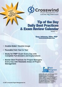 PMP Exam Success Series: Tip of the Day Daily Best Practices & Exam Review Calendar