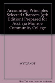Accounting Principles Selected Chapters (9th Edition) Prepared for Acct 130 Monroe Community College
