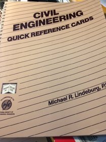 Civil Engineering Quick Reference Cards (Engineering Review Manual Series)
