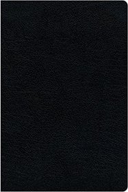 KJV, Amplified, Parallel Bible, Large Print, Bonded Leather, Black, Red Letter Edition: Two Bible Versions Together for Study and Comparison
