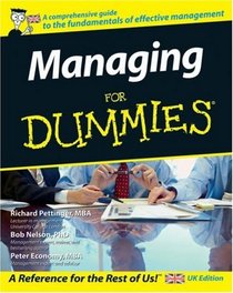 Managing for Dummies (For Dummies)