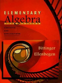 Elementary Algebra: Concepts and Applications (5th Edition)