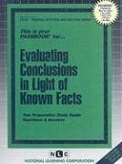 Evaluating Conclusions in Light of Known Facts (Passbooks for General Aptitude and Abilities)