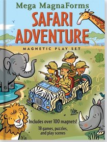 Safari Adventure Mega MagnaForms - Magnetic Play Set (Activity Books)