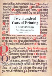 Five Hundred Years of Printing