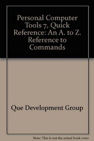 PC Tools 7 Quick Reference (Que Quick Reference)