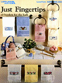 Just Fingertips Cross Stitch Borders for Bath