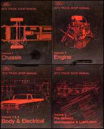 Ford 1973 Truck Shop Manual (Vol 1 - 5)