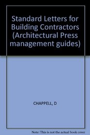 Stand Letters for Building Construction (Architectural Press Management Guides)