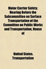 Motor Carrier Safety Hearing Before the Subcommittee on Surface Transportation of the Committee on Public Works and Transportation House of