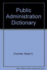 Public Administration Dictionary