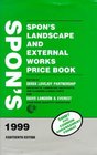 Spon's Landscape and External Works Price Book 1999