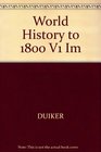 World History to 1800 V1 Im