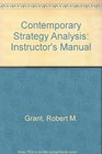 Contemporary Strategy Analysis Instructor's Manual