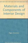 Materials and components of interior design