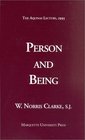 Person and Being