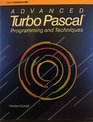 Advanced Turbo PASCAL
