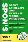 Spon's Landscape and External Works Price Book 1997
