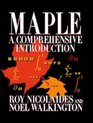 MAPLE  A Comprehensive Introduction